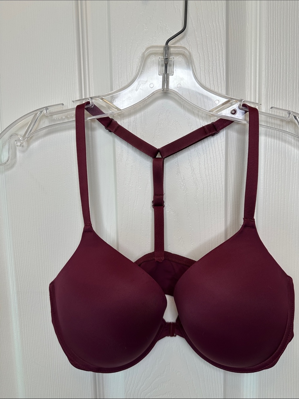 Victoria's Secret Burgundy T-Shirt Bra by PINK